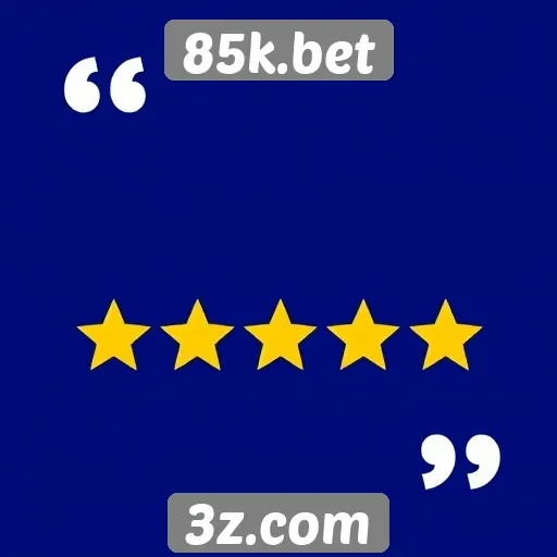 Avaliações de usuários sobre o 85k.bet